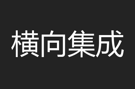 横向集成