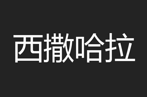 西撒哈拉