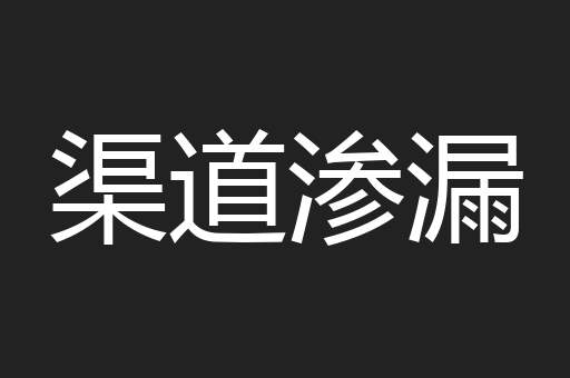 渠道渗漏