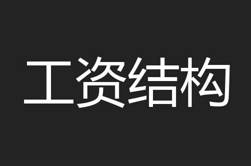 工资结构