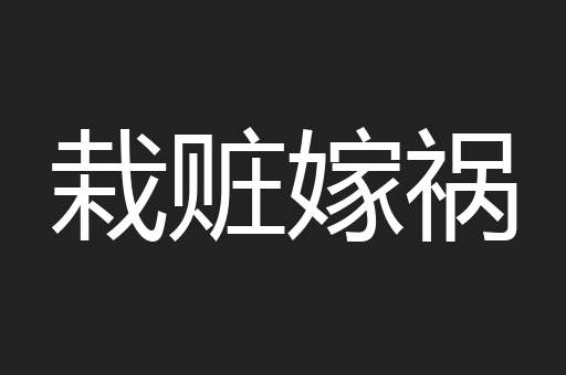 栽赃嫁祸