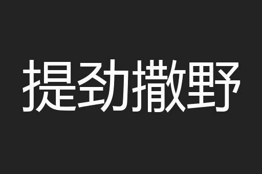 提劲撒野