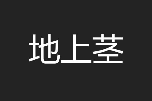 地上茎