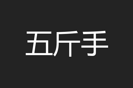 五斤手