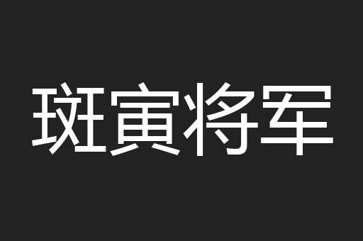 斑寅将军