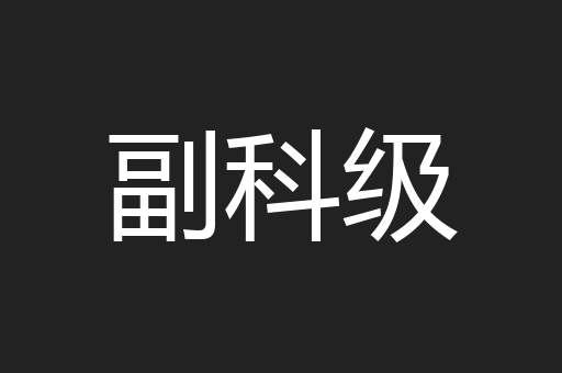 副科级