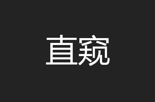 直窥