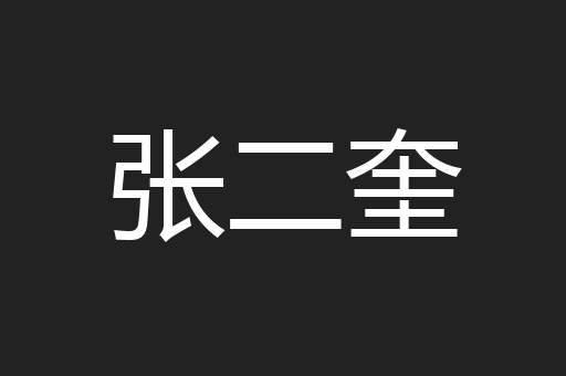 张二奎