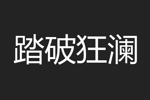 踏破狂澜