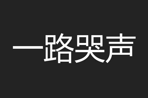 一路哭声