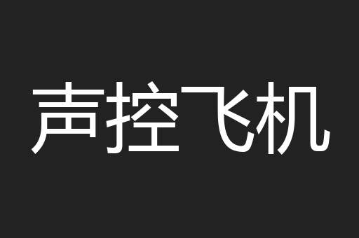 声控飞机
