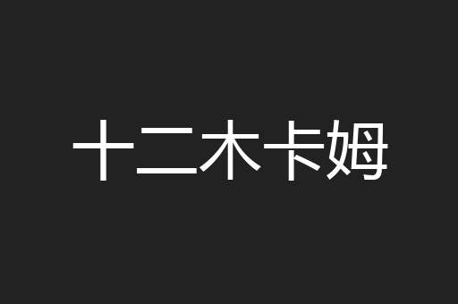 十二木卡姆