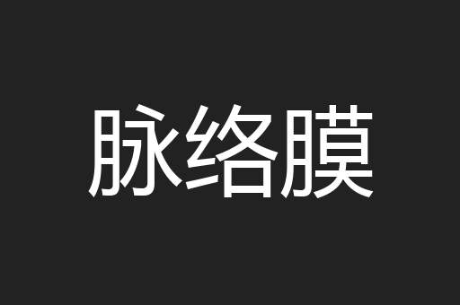 脉络膜