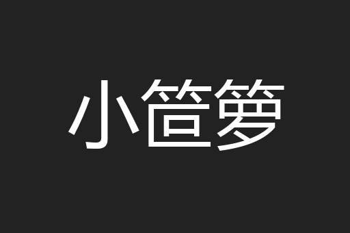 小笸箩