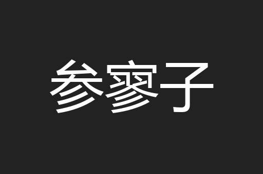 参寥子