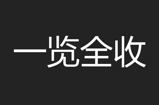 一览全收