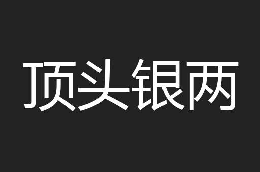 顶头银两