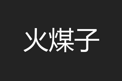 火煤子