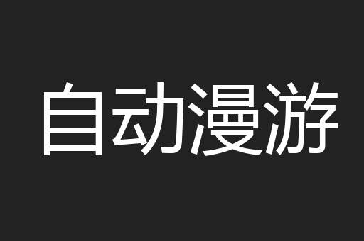 自动漫游