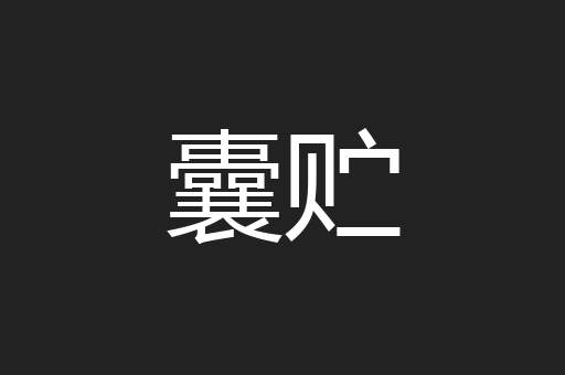 囊贮