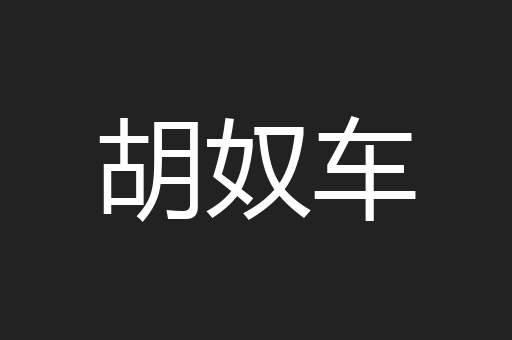 胡奴车