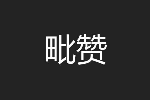 毗赞
