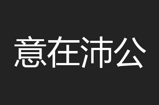 意在沛公