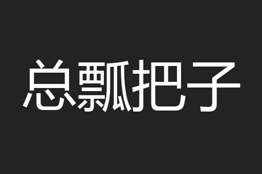 总瓢把子