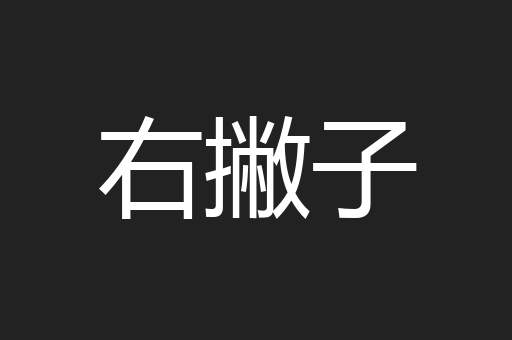 右撇子