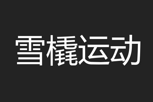 雪橇运动