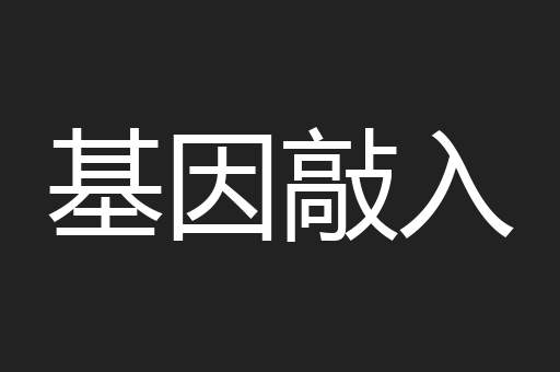 基因敲入