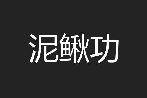 泥鳅功