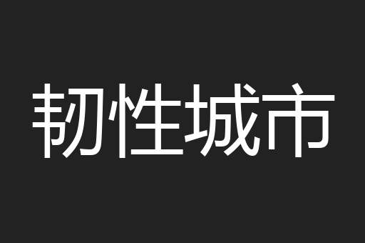 韧性城市