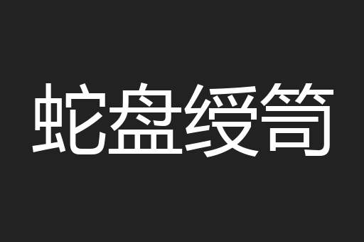 蛇盘绶笥