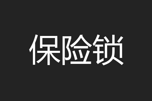 保险锁