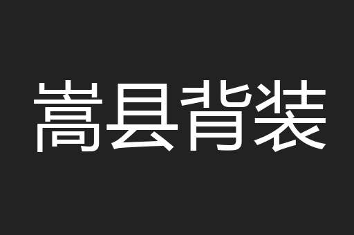 嵩县背装