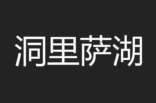 洞里萨湖
