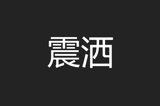 震洒