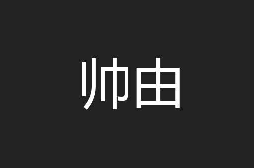 帅由