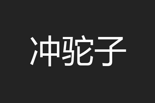 冲驼子