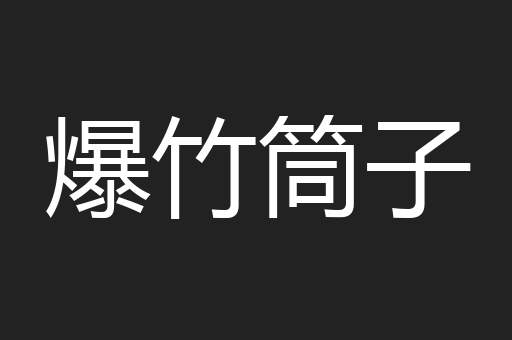 爆竹筒子