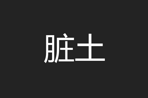 脏土