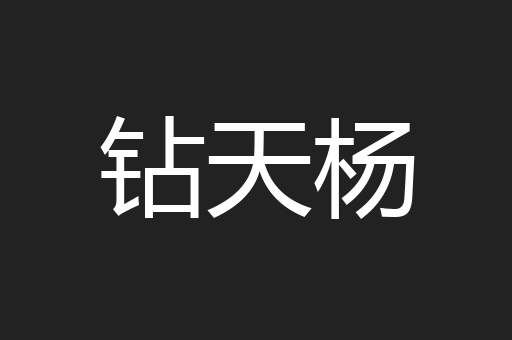 钻天杨