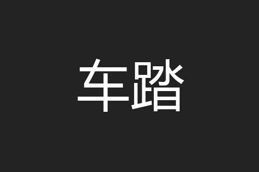 车踏