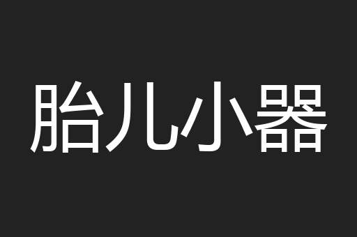 胎儿小器 胎儿小器