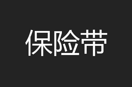 保险带