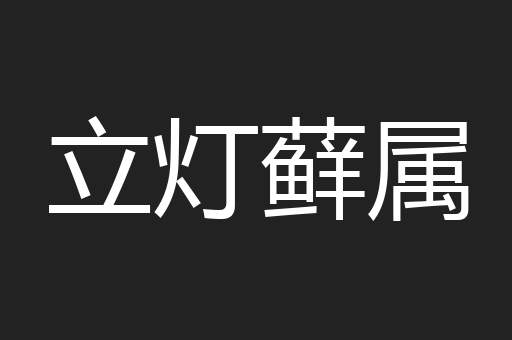 立灯藓属