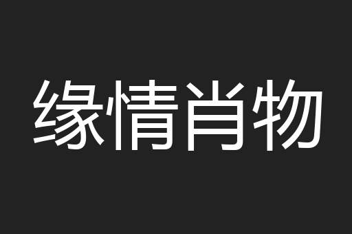 缘情肖物