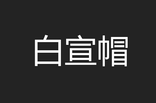 白宣帽