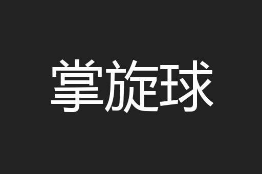 掌旋球